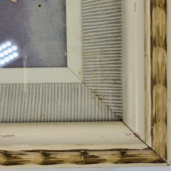 Vtg Carina Ballet Lithograph 11" Handmade Shadow Box Wood Frame Gold Accents MCM - Picture 8 of 16